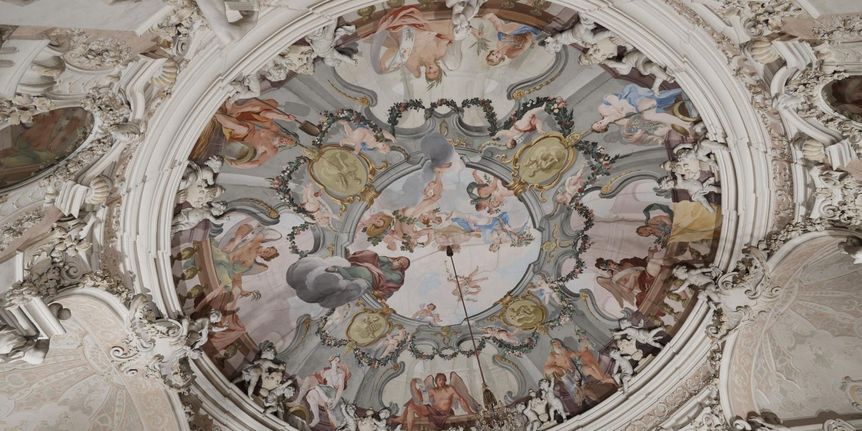 Residenzschloss Ludwigsburg, Spielpavillon, Deckenfresko